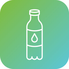 Sticker - Water Bottle Icon Style