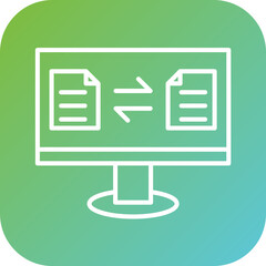 Poster - File Transfer Icon Style