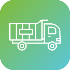 Sticker - Dump Truck Icon Style