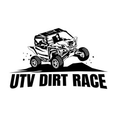 Canvas Print - utv vehicle logo design icon vector