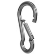 3d rendering illustration of a carabiner cable clip