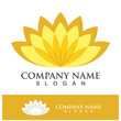 © Jeffricandra30 - lotus flower logo design vector illustration