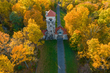 Wall Mural - New Paltz NY Autumn Tower