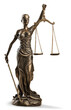 Legal law concept, justice bronze lady statue