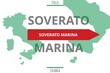 Soverato Marina: Illustration mit dem Namen der italienischen Stadt Soverato Marina