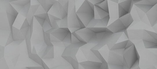 Poster - shape. Distorted low poly backdrop with sharp lines.