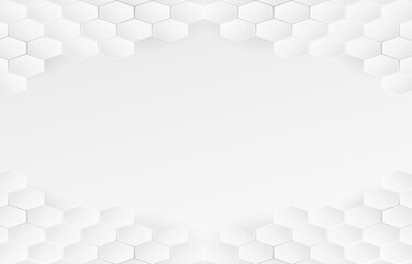 Sticker - geometric hexagon concept white background design