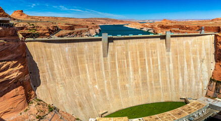 Wall Mural - Glen Canyon Dam at Colorado river