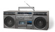 © BillionPhotos.com - Old retro blaster cassette tape recorder