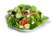 © BillionPhotos.com - Individual side serving of delicious fresh Greek salad with feta cheese, olives, tomatoes and salad greens