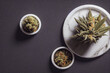 Legal Marijuana, weed, cannabis buds, grinder.