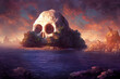 Skull Island Fantasy Concept Art