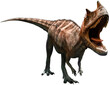 Ceratosaurus from the Jurassic era 3D illustration	
