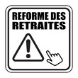 Logo réforme des retraites.