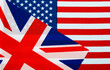 American and UK national flags together