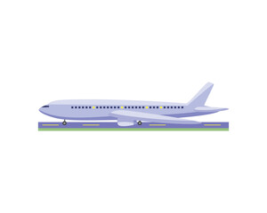 Poster - airplane transport icon