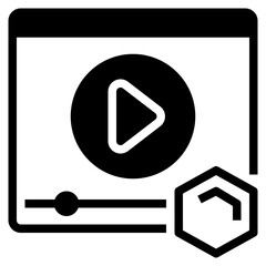 Poster - video icon