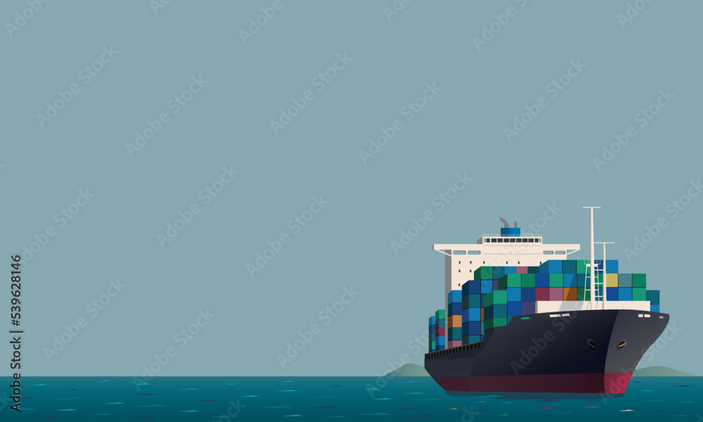 Column Vessel Vector container vessel Stock Vector | Adobe Stock