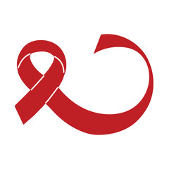 Poster - AIDS red ribbon