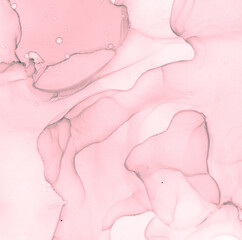 Alcohol Ink. Oil Hand Artistic Wall. Sea Macro