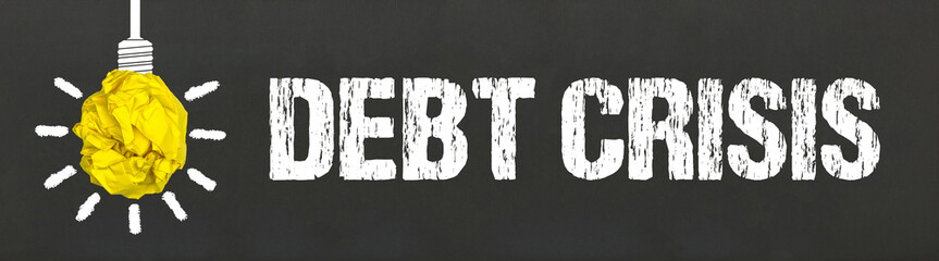 Wall Mural - Debt Crisis	
