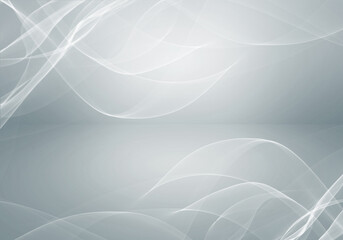 Poster - abstract Gray white gradient background for various artworks, cards. Illustration wedding backdrop wallpaper. soft focus