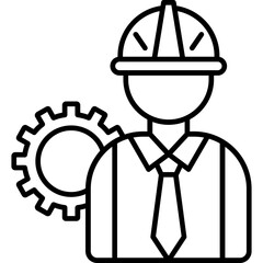 Wall Mural - Engineer Icon