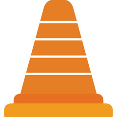 Wall Mural - Traffic Cone Icon