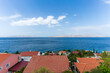 View at the Island Krk from Senj, Croatia