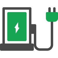 Sticker - electric station icon