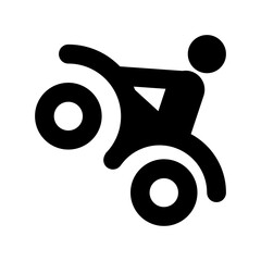 Poster - Bike Race Vector Icon