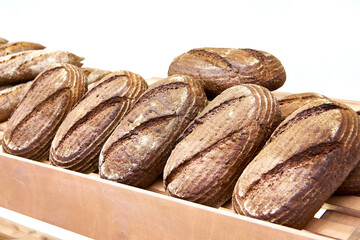 Wall Mural - Fresh bread in bakery