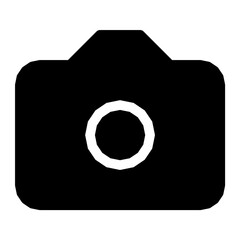 Sticker - Camera Flat Vector Icon