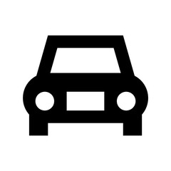 Wall Mural - Car Flat Vector Icon