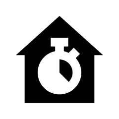 Wall Mural - House Flat Vector Icon 