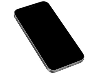 smart phone isolated on empty background