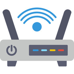 Wall Mural - Router icon