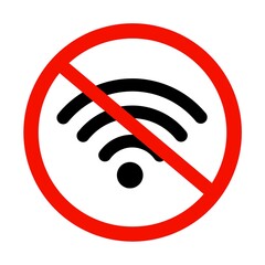 Poster - No WiFi sign icon 