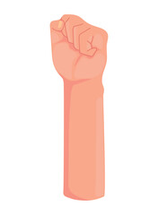 Poster - fist raised up