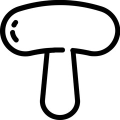 Sticker - mushroom icon