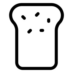 Sticker - bread icon