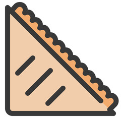 Sticker - sandwich icon