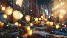 New York Christmas Ultra-realistic 3D