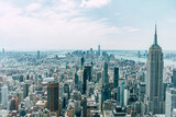 Fototapeta  - Fotos de la ciudad de Nueva York desde lo alto del Summit.