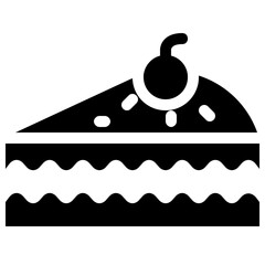 Sticker - cake chocolate icon