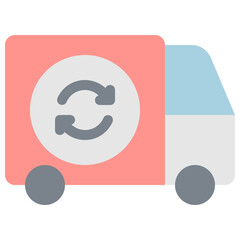 Sticker - truck icon