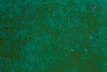 Abstract Metal Green Rust Background
