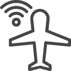 Sticker - Airplane icon