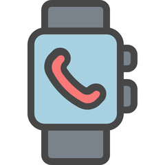 Canvas Print - phone line icon