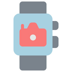 Sticker - camera line icon